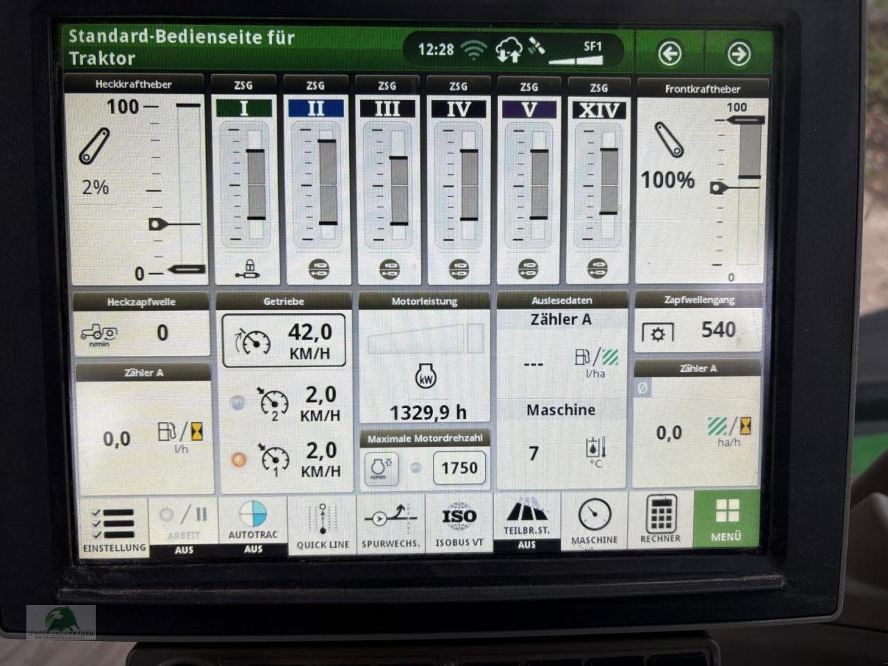 Traktor of the type John Deere 7R 350 - Command PRO, R-Druckregelanlage, Gebrauchtmaschine in Wasungen (Picture 7)