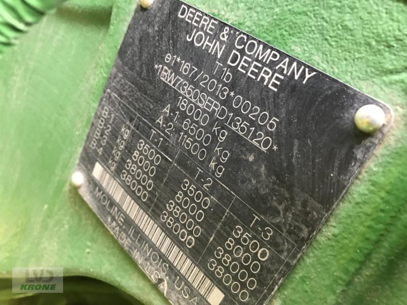 Traktor typu John Deere 7R 350, Gebrauchtmaschine v Spelle (Obrázek 16)