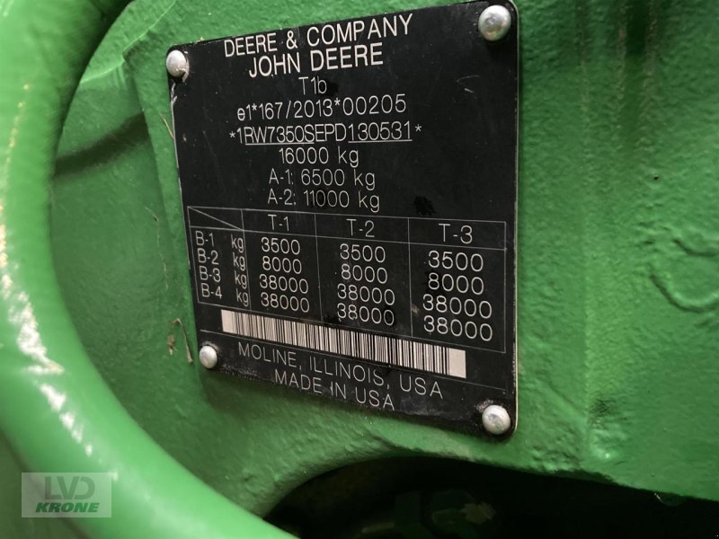 Traktor typu John Deere 7R 350, Gebrauchtmaschine v Spelle (Obrázek 13)