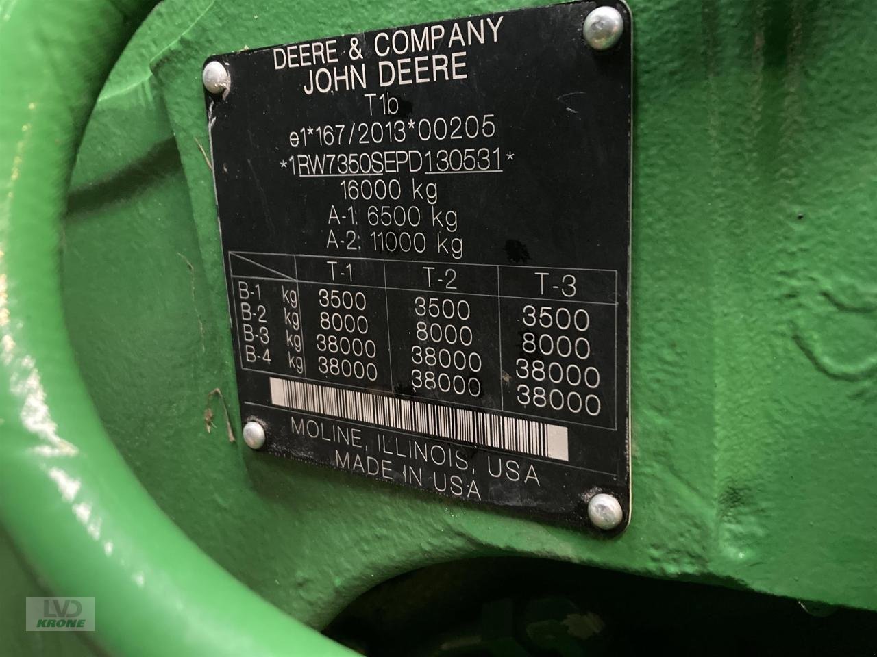 Traktor des Typs John Deere 7R 350, Gebrauchtmaschine in Spelle (Bild 13)