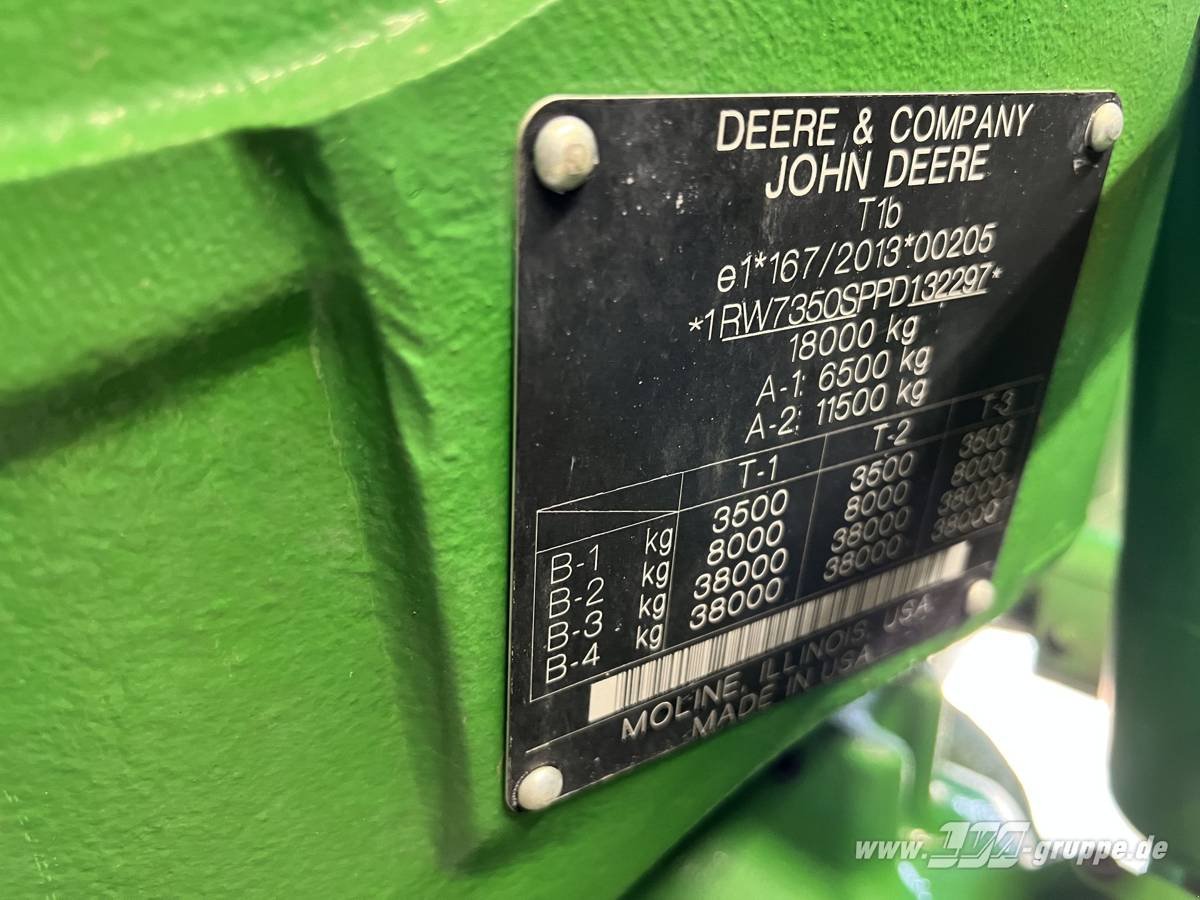 Traktor del tipo John Deere 7R 350, Gebrauchtmaschine In Sülzetal OT Altenweddingen (Immagine 12)