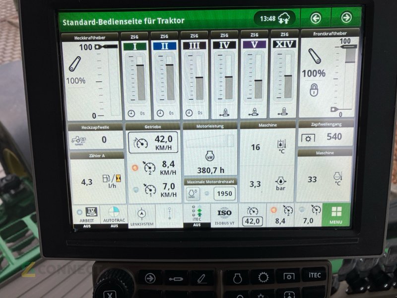 Traktor typu John Deere 7R290/AP/CommandPro/FKH/FZW, Gebrauchtmaschine w Jahnatal (Zdjęcie 11)