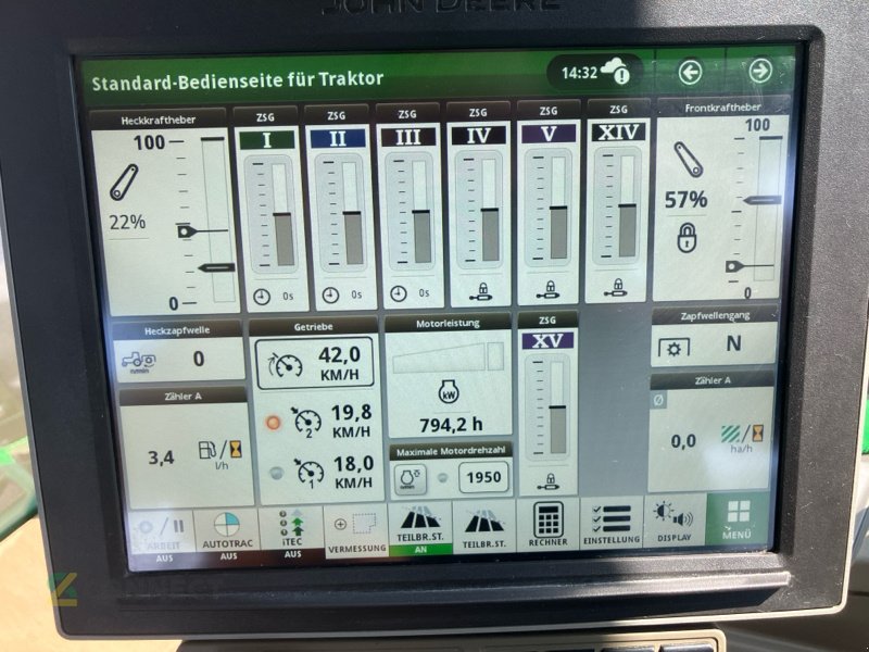 Traktor des Typs John Deere 7R290 Garantie bis 02/2027 inkl. FKH/FZW, Gebrauchtmaschine in Jahnatal (Bild 16)