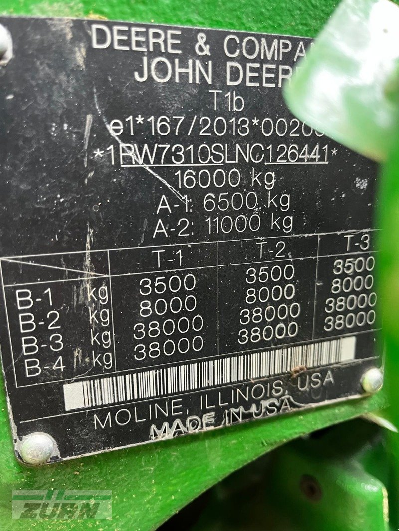 Traktor of the type John Deere 7R310 e23, Neumaschine in Schöntal-Westernhausen (Picture 12)