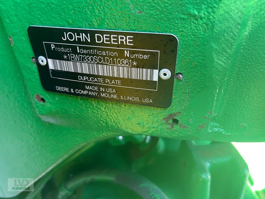 Traktor des Typs John Deere 7R330, Gebrauchtmaschine in Groß Munzel (Bild 12)