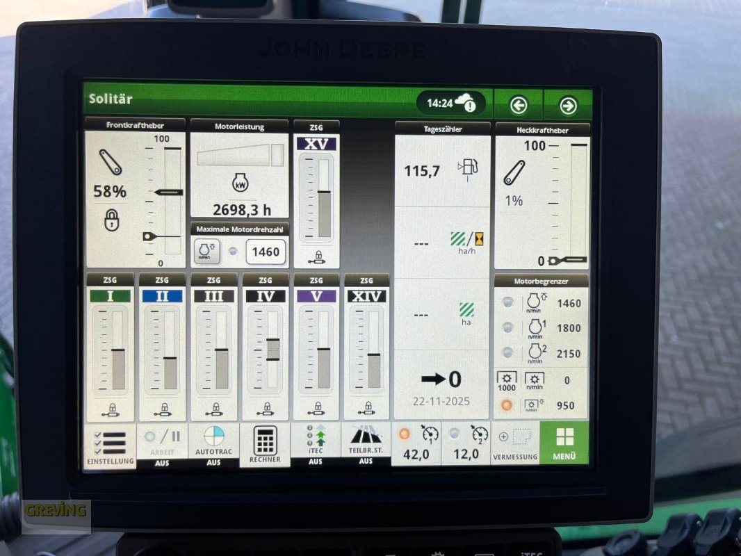 Traktor des Typs John Deere 7R330, Gebrauchtmaschine in Ahaus (Bild 11)
