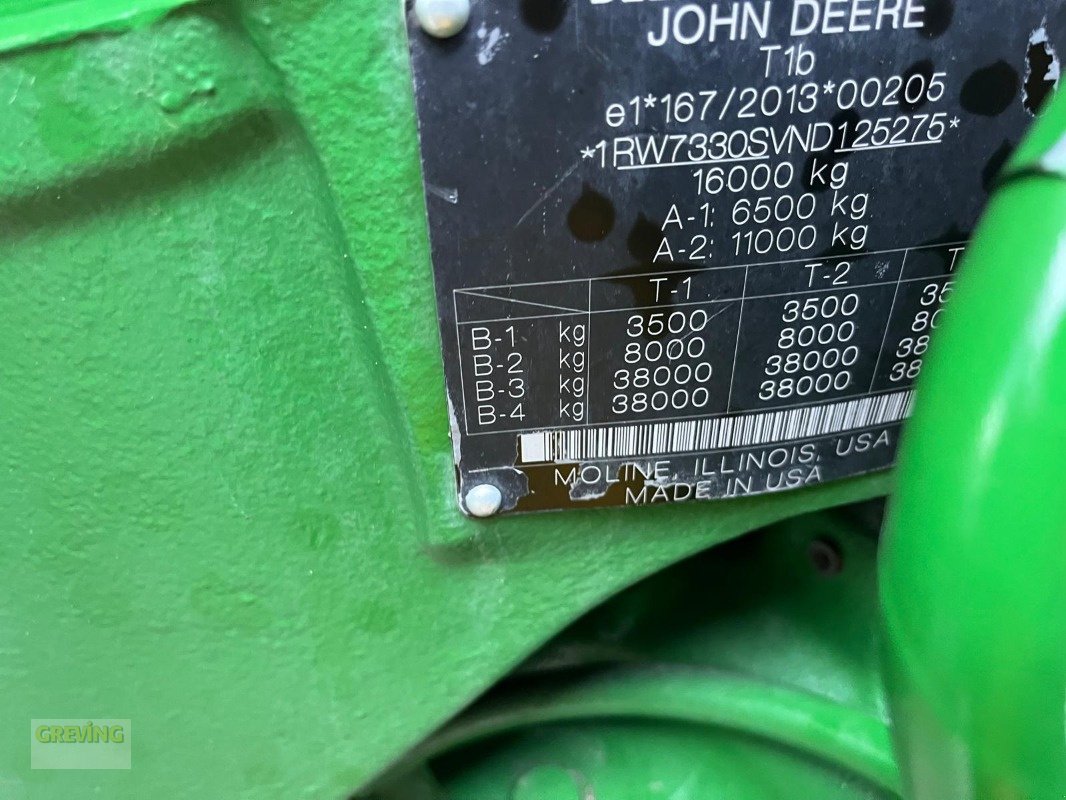 Traktor des Typs John Deere 7R330, Gebrauchtmaschine in Ahaus (Bild 16)