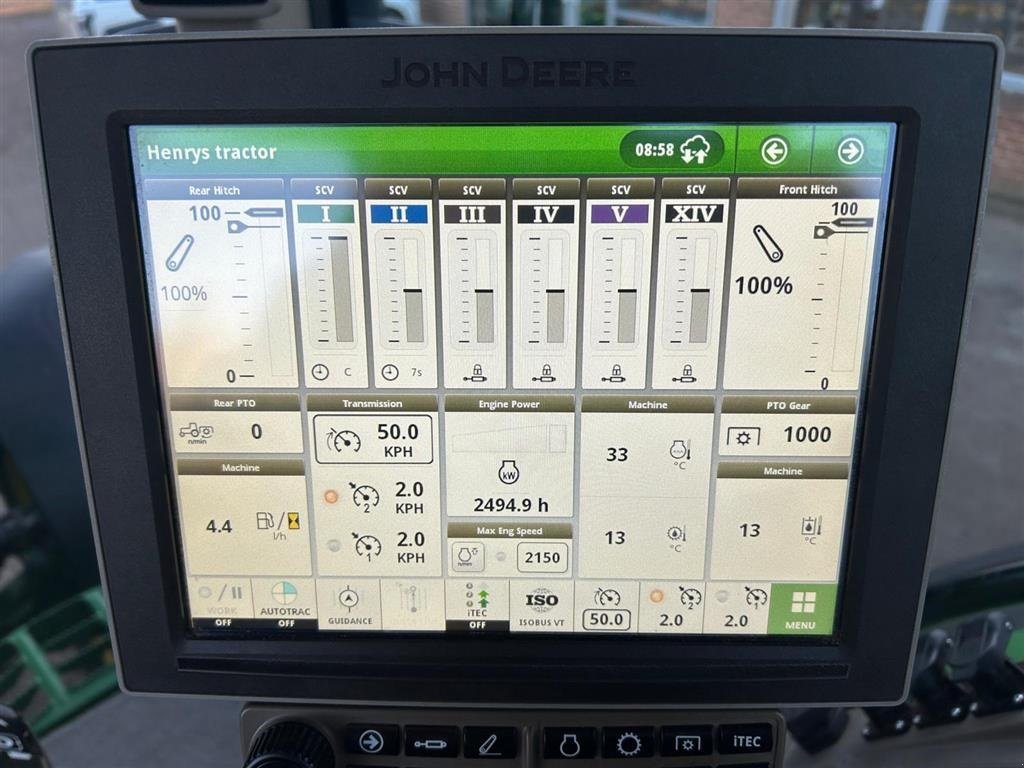 Traktor tip John Deere 7R350 Premium og Ultimate pakker. Command Pro. GPS., Gebrauchtmaschine in Kolding (Poză 15)