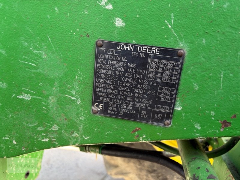 Traktor типа John Deere 8120 PowrShift, Gebrauchtmaschine в Prenzlau (Фотография 13)