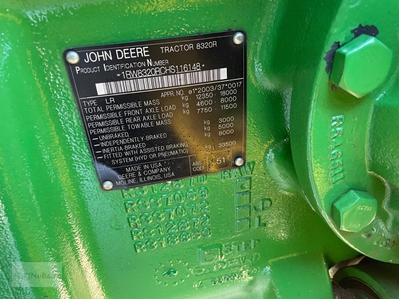 Traktor от тип John Deere 8320 R e23, Gebrauchtmaschine в Prenzlau (Снимка 16)