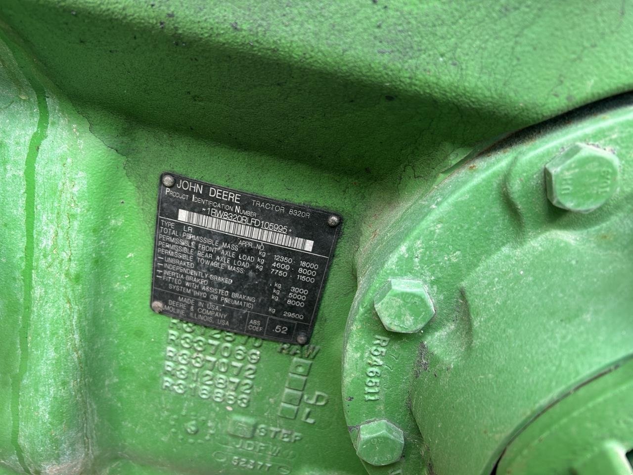 Traktor typu John Deere 8320R, Gebrauchtmaschine v Bramming (Obrázok 7)