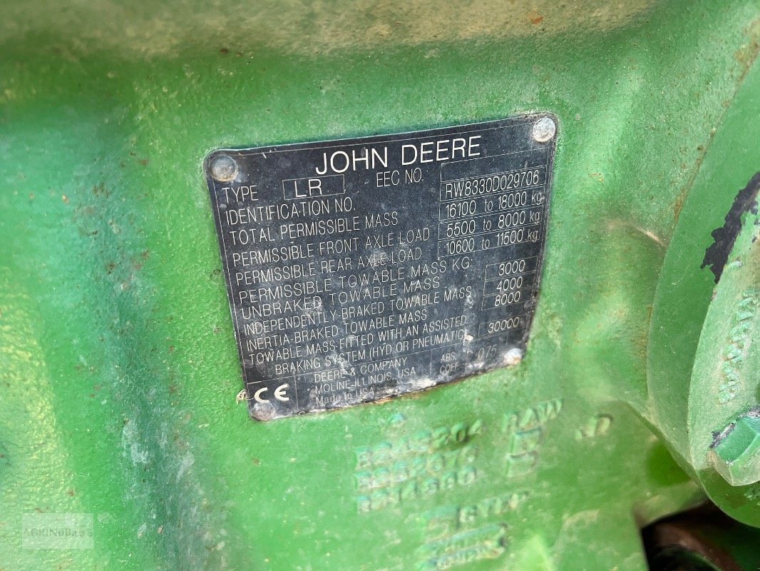 Traktor of the type John Deere 8330 AutoPowr, Gebrauchtmaschine in Prenzlau (Picture 18)