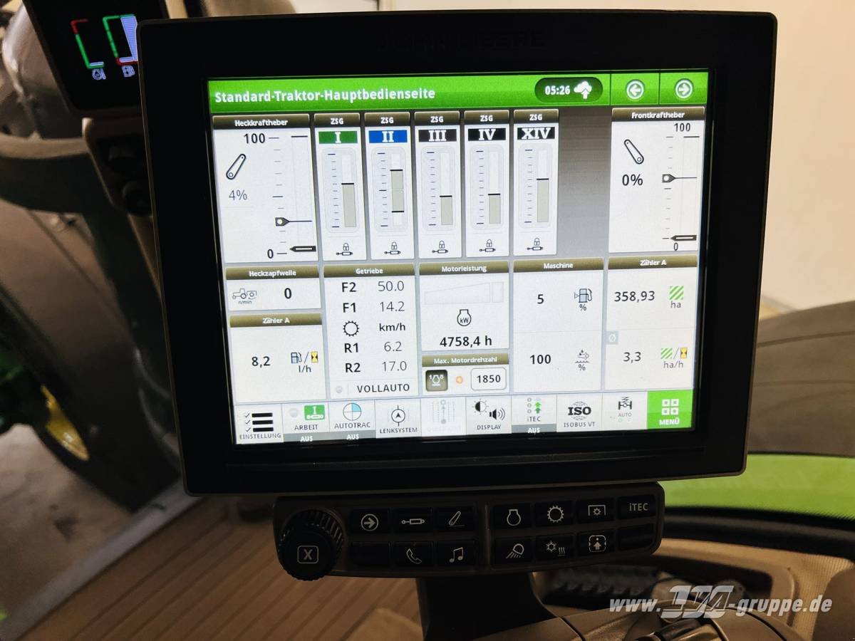 Traktor typu John Deere 8345R FRONT PTO, Gebrauchtmaschine v Sülzetal OT Altenweddingen (Obrázok 14)