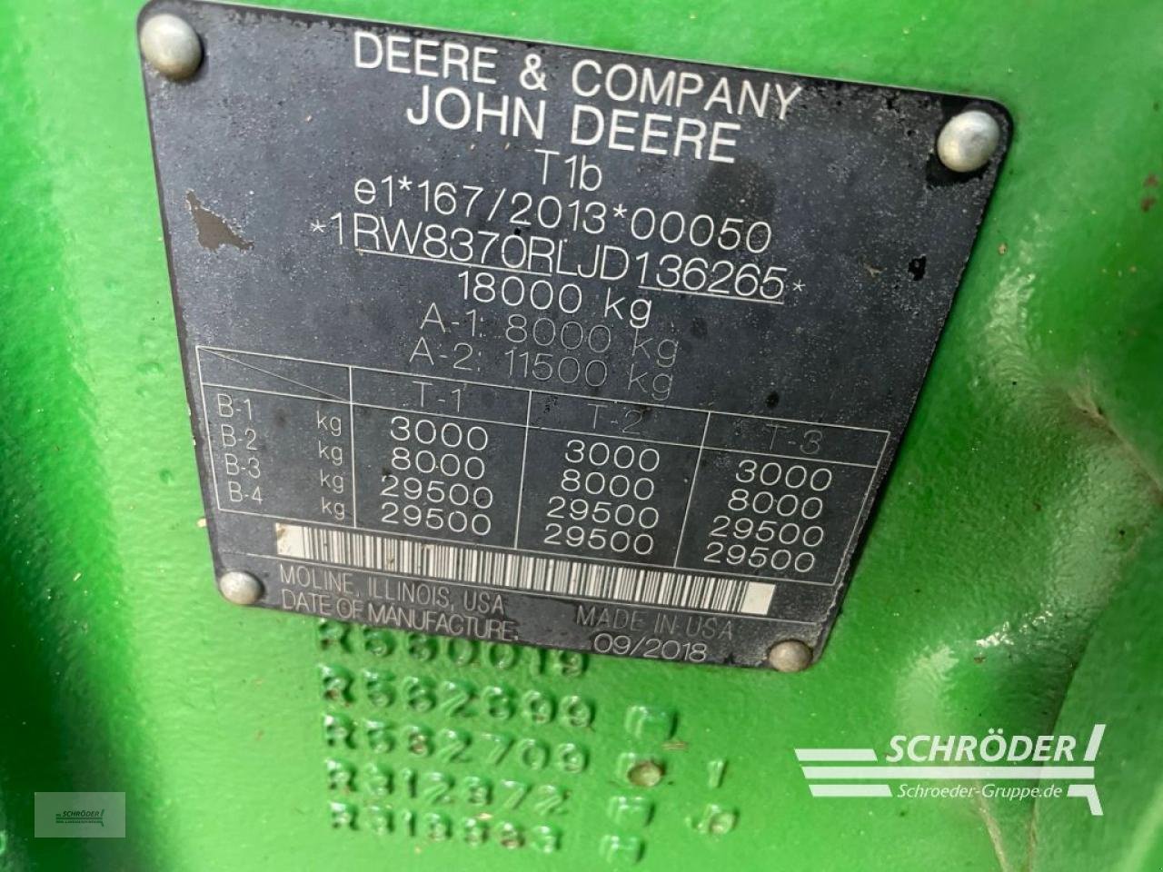 Traktor tip John Deere 8370 R, Gebrauchtmaschine in Wildeshausen (Poză 14)