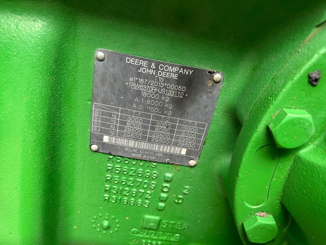 Traktor van het type John Deere 8370R e23, Gebrauchtmaschine in Sittensen (Foto 17)
