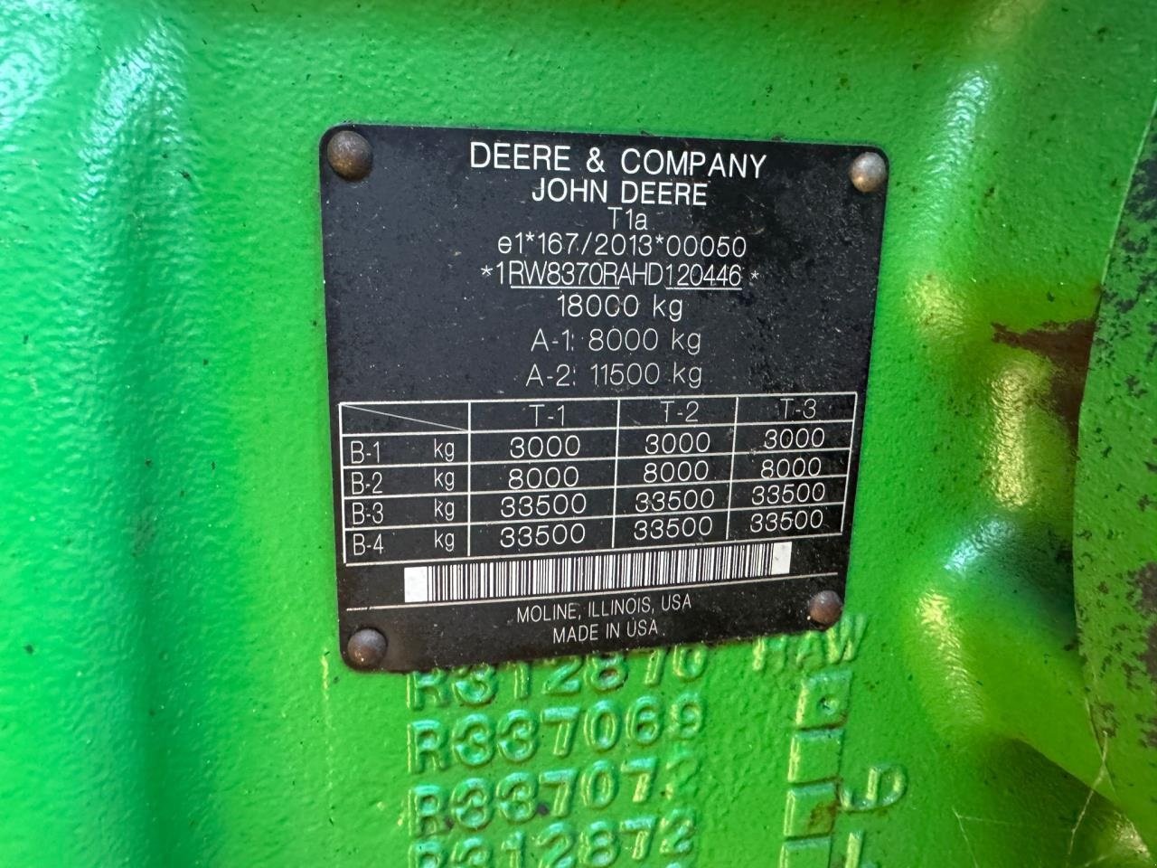 Traktor типа John Deere 8370R, Gebrauchtmaschine в Redsted M (Фотография 9)