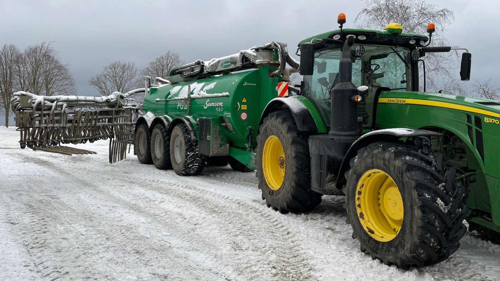 Traktor des Typs John Deere 8370R, Gebrauchtmaschine in Roskilde (Bild 1)