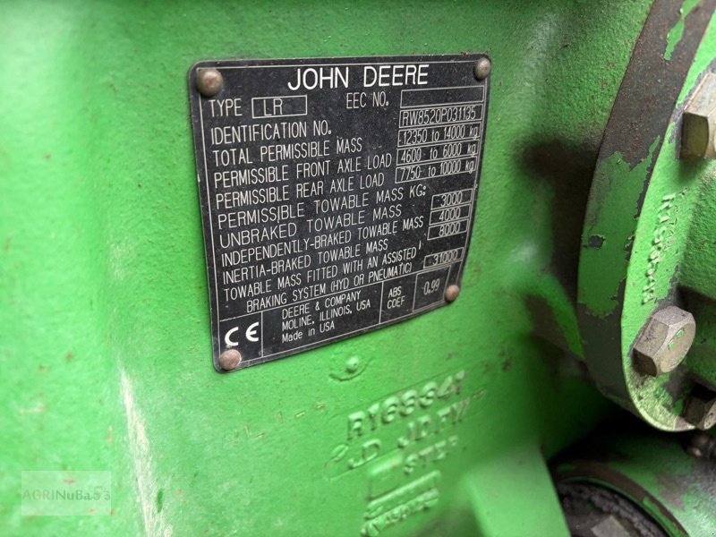 Traktor za tip John Deere 8520 mit GPS, Gebrauchtmaschine u Prenzlau (Slika 11)