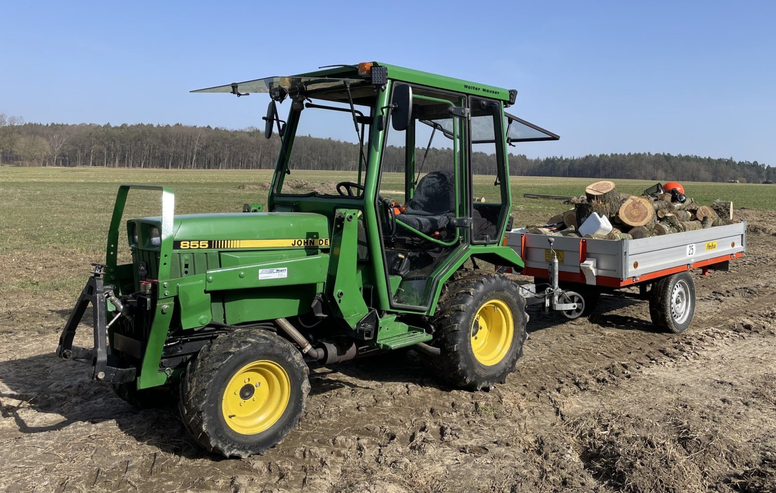 Traktor vrste John Deere 855, Gebrauchtmaschine v Gerdau (Slika 2)