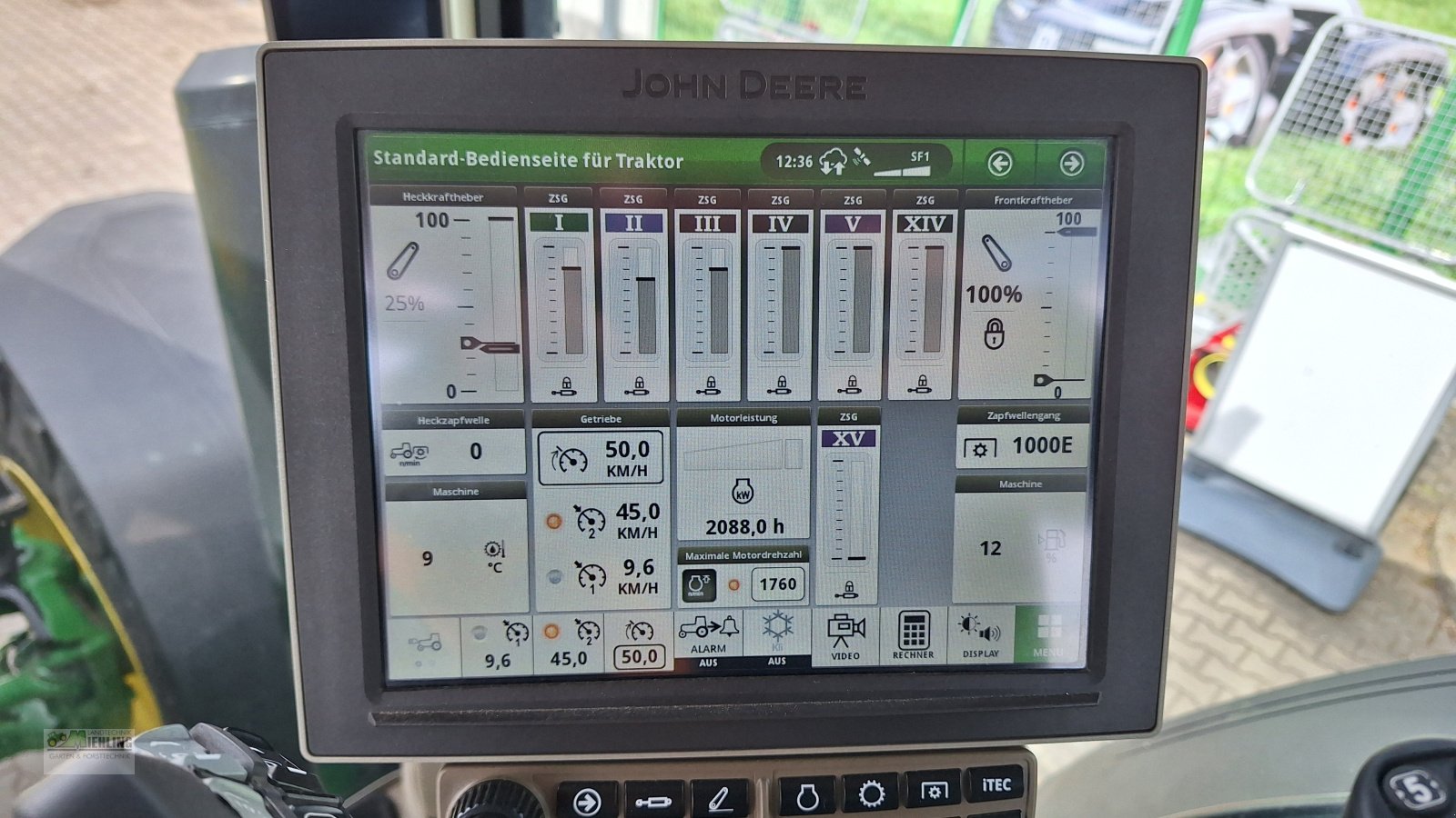 Traktor типа John Deere 8R 370 Auto Powr 2000h 50 km/h, Gebrauchtmaschine в Pollenfeld (Фотография 12)