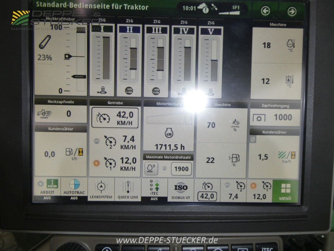 Traktor типа John Deere 8R 370 AutoTrac, Gebrauchtmaschine в Barnstädt (Фотография 12)