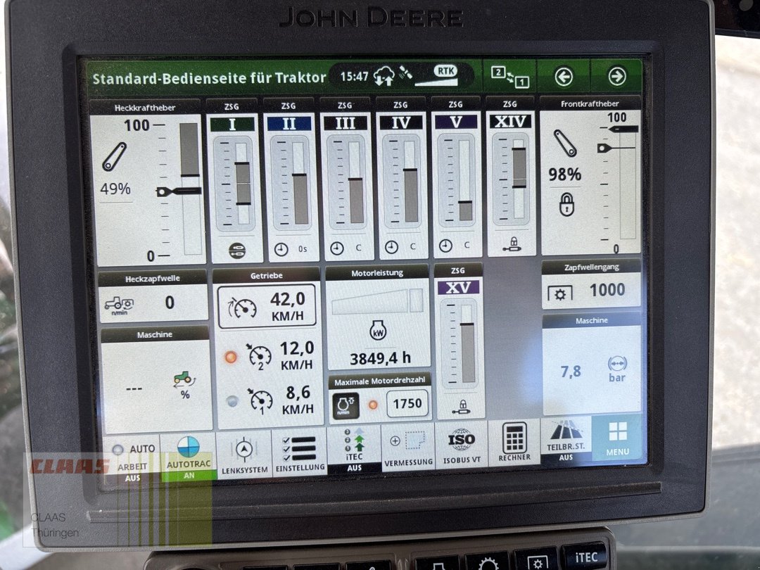 Traktor typu John Deere 8R 370, Gebrauchtmaschine v Vachdorf (Obrázek 17)