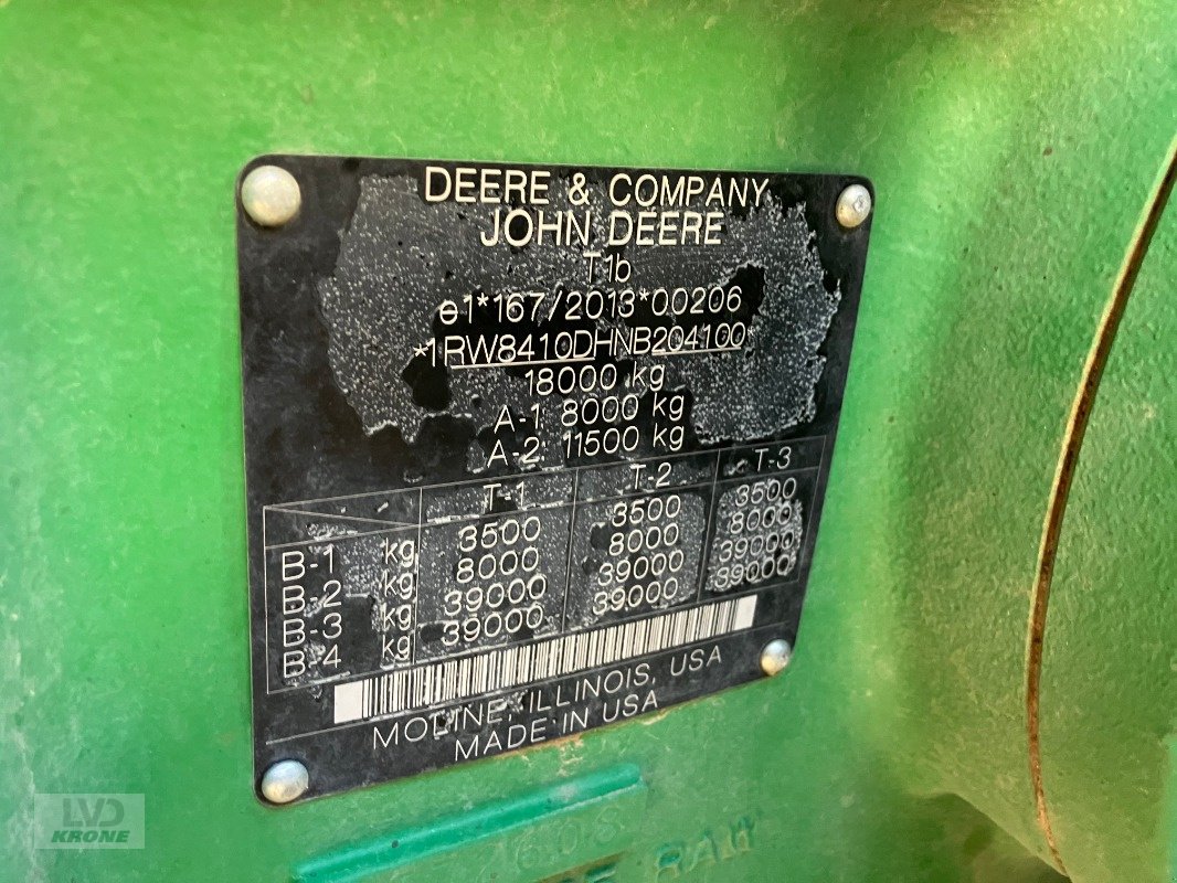 Traktor des Typs John Deere 8R 410, Gebrauchtmaschine in Alt-Mölln (Bild 14)
