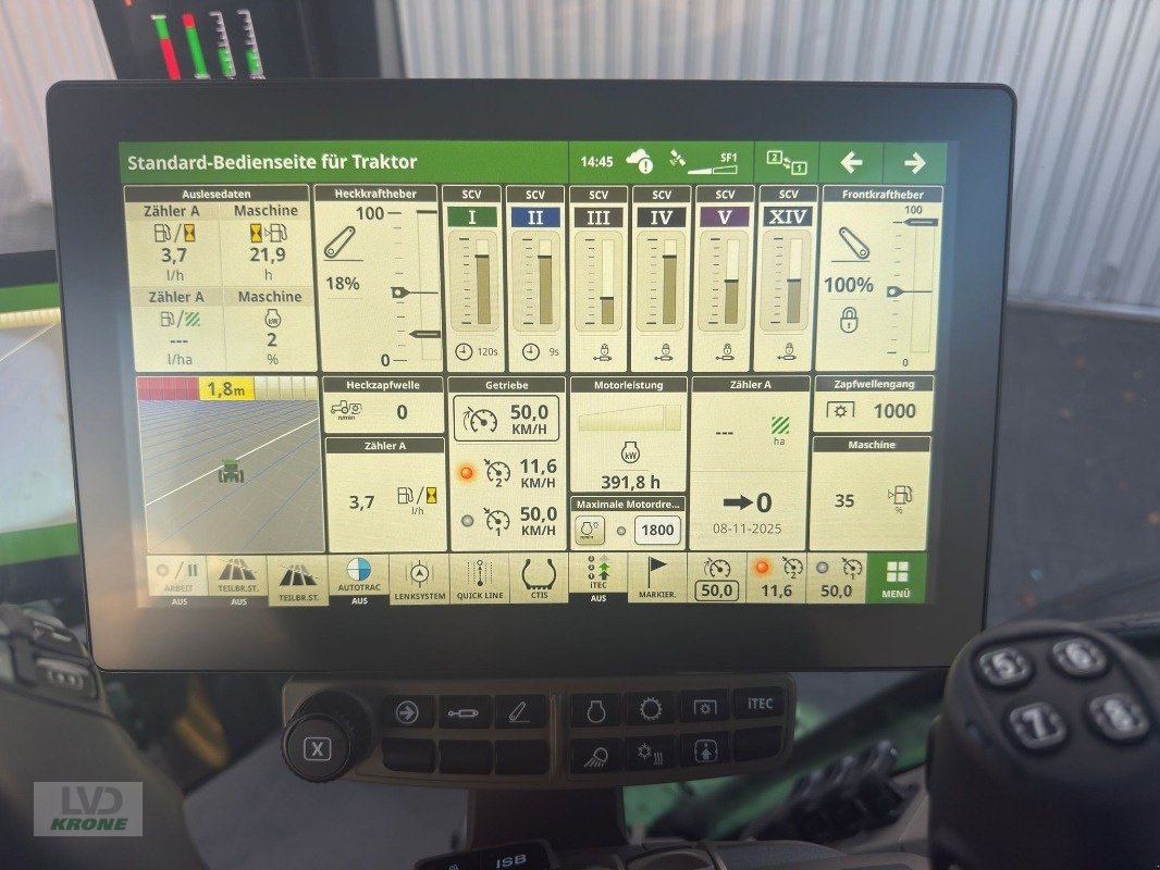 Traktor Türe ait John Deere 8R 410, Gebrauchtmaschine içinde Alt-Mölln (resim 8)