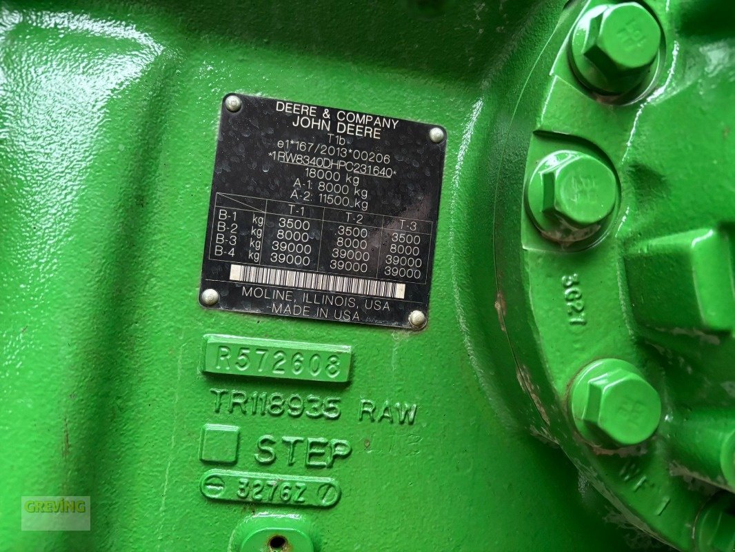 Traktor typu John Deere 8R340 *Garantieverlängerung*, Gebrauchtmaschine v Ahaus (Obrázek 16)
