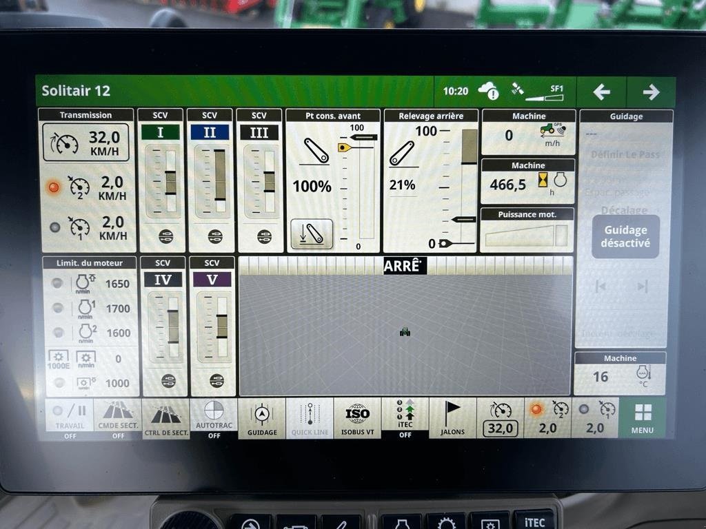 Traktor tipa John Deere 8R370 Active Seat. Sektions kontrol, AutoTrac, GPS og frontlift., Gebrauchtmaschine u Kolding (Slika 9)