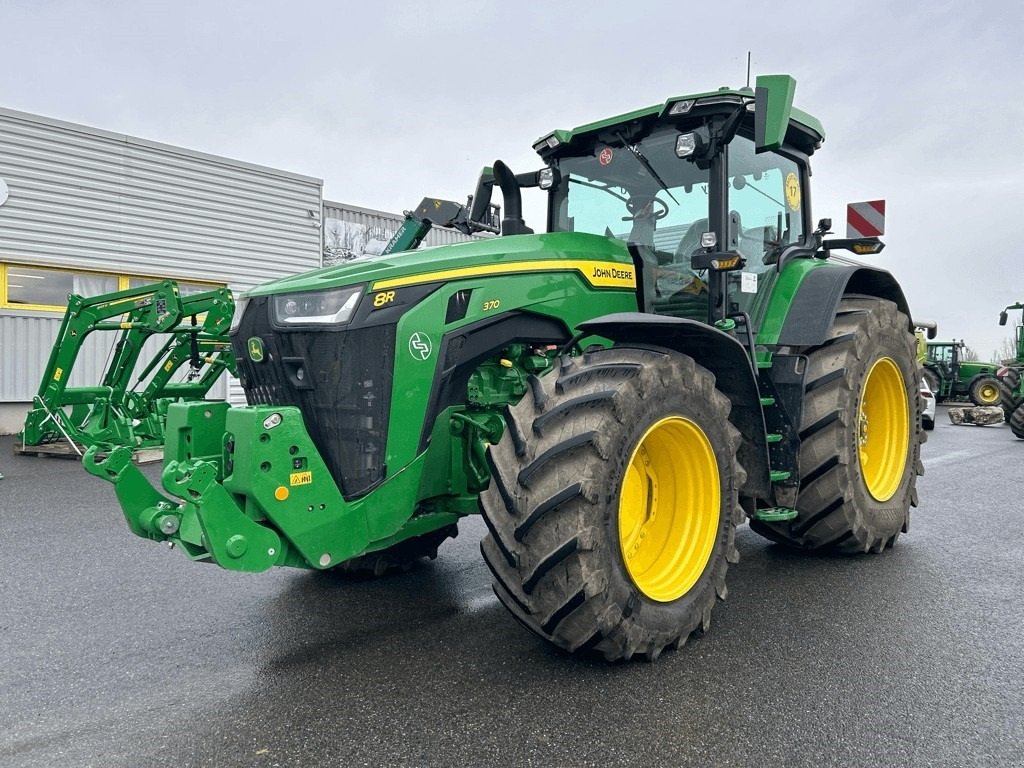 Traktor tipa John Deere 8R370 Active Seat. Sektions kontrol, AutoTrac, GPS og frontlift., Gebrauchtmaschine u Kolding (Slika 1)