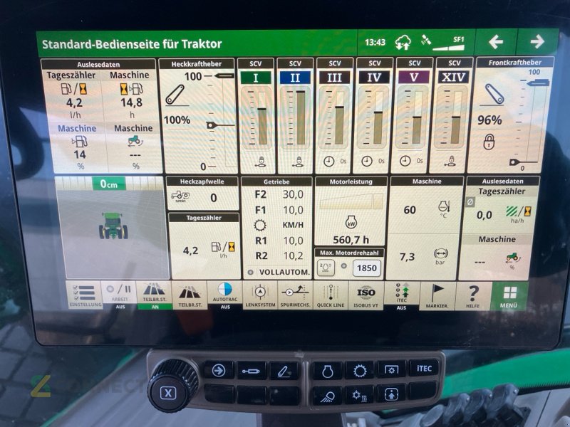 Traktor Türe ait John Deere 8R370/ e23 Getriebe/ Garantie bis 2028, Gebrauchtmaschine içinde Jahnatal (resim 12)