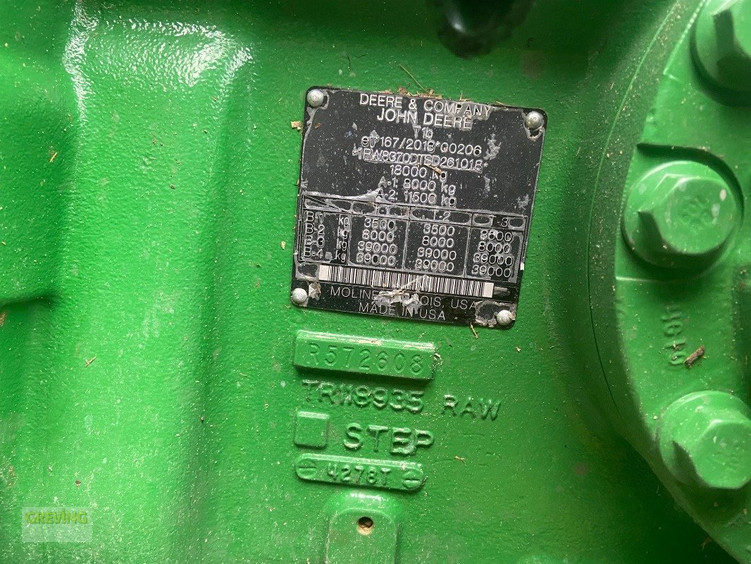 Traktor des Typs John Deere 8R370 eAuto Powr, Neumaschine in Ahaus (Bild 15)