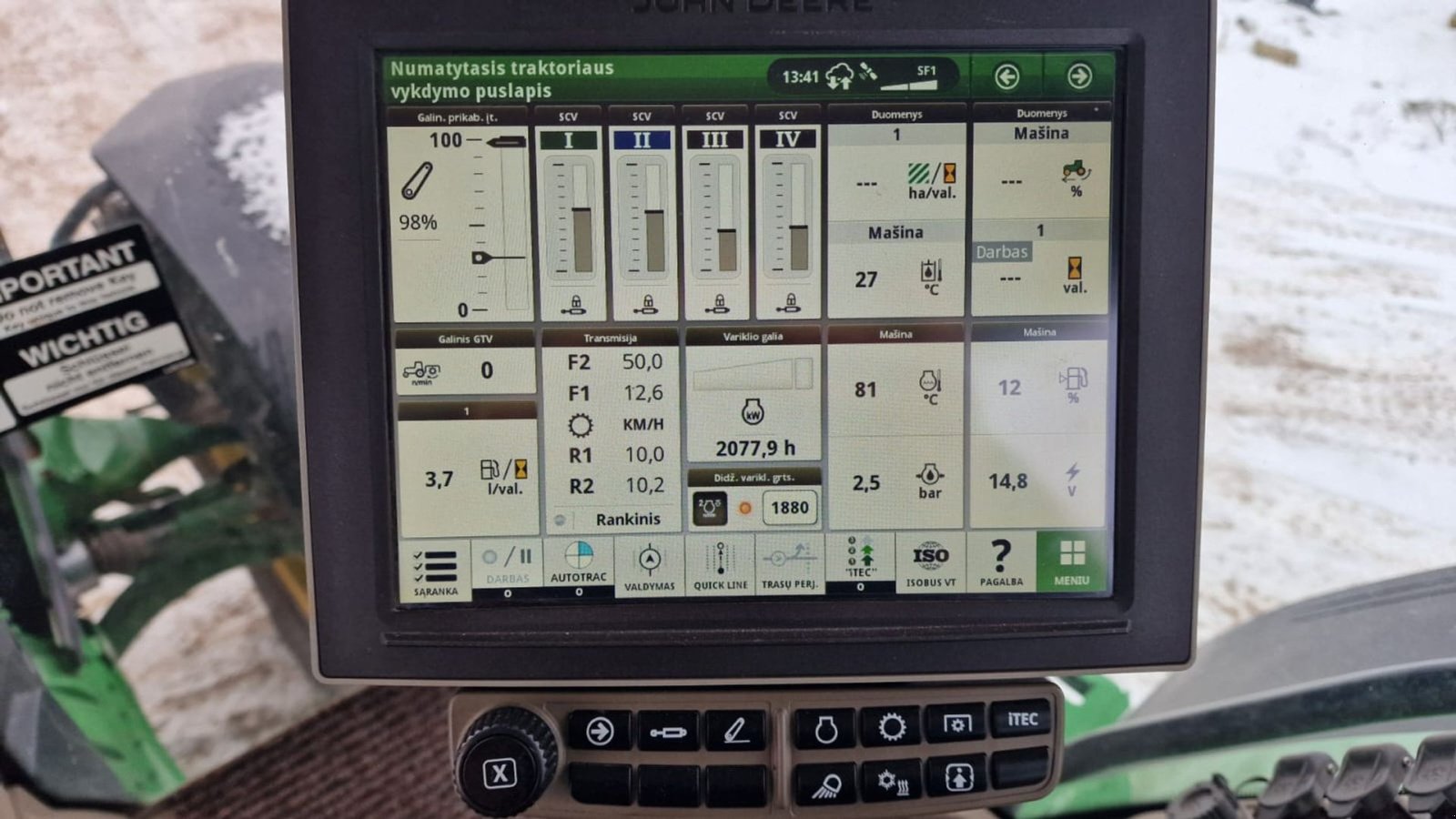 Traktor типа John Deere 8R370, Gebrauchtmaschine в Kaunas (Фотография 14)