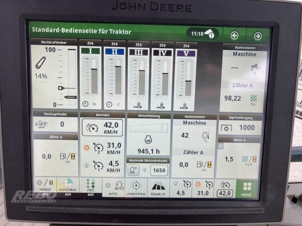 Traktor typu John Deere 8RX370, Gebrauchtmaschine v Lütjenburg (Obrázek 18)