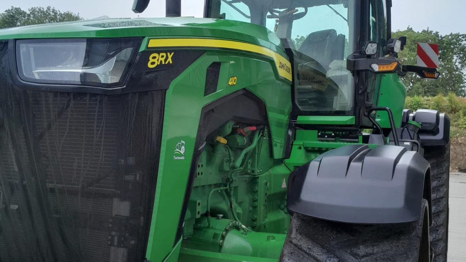 Traktor des Typs John Deere 8RX410 Kommer på HELT NYE BÆLTER!!!, Gebrauchtmaschine in Kolding (Bild 7)