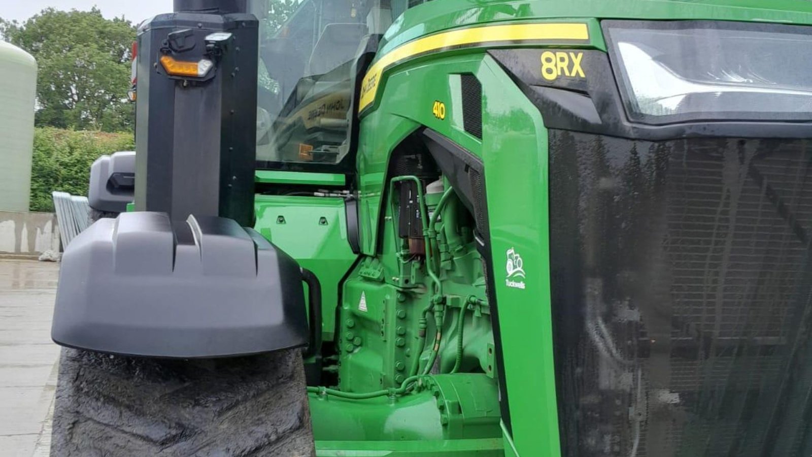 Traktor des Typs John Deere 8RX410 Kommer på HELT NYE BÆLTER!!!, Gebrauchtmaschine in Kolding (Bild 2)