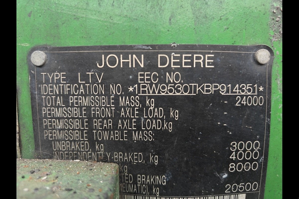 Traktor типа John Deere 9530, Gebrauchtmaschine в Viborg (Фотография 3)