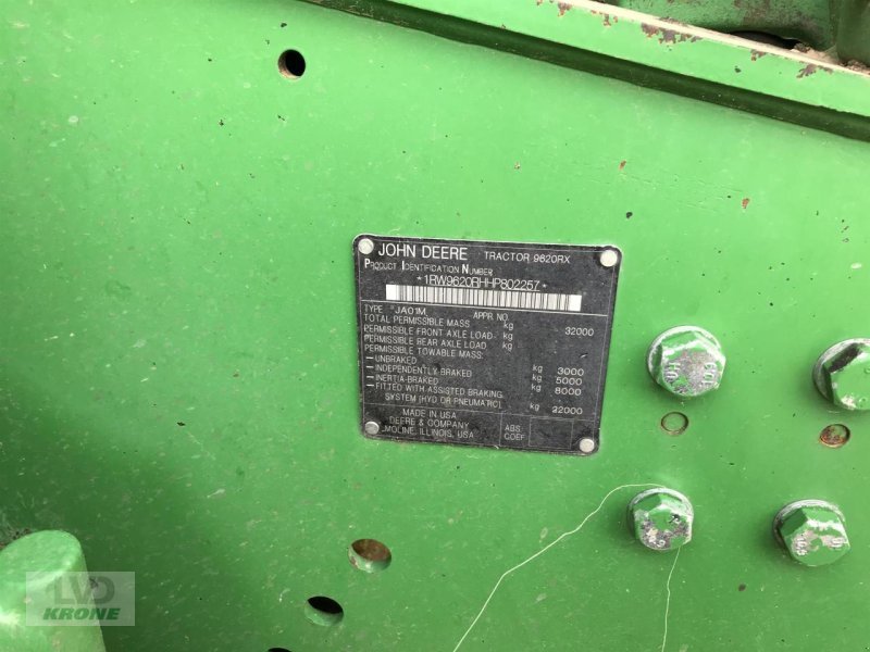 Traktor типа John Deere 9620RX, Gebrauchtmaschine в Spelle (Фотография 14)