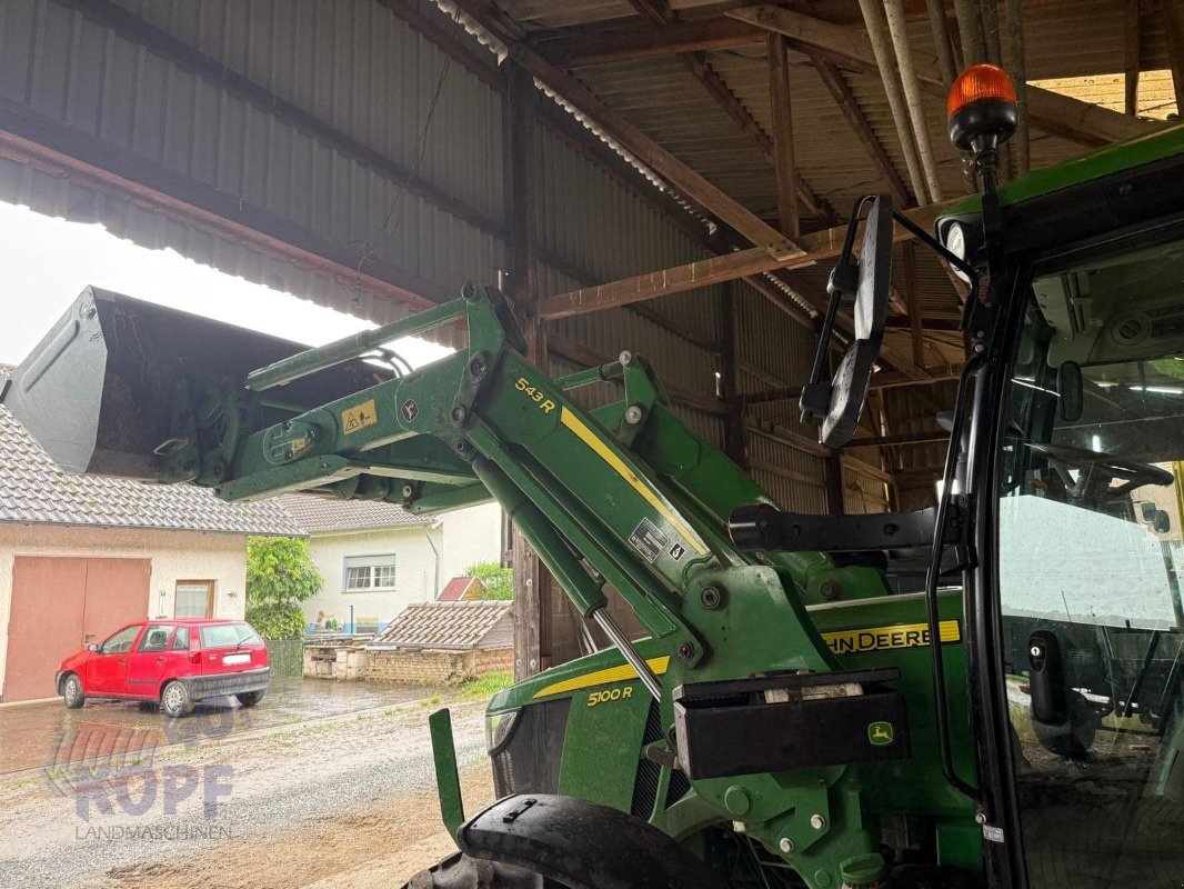 Traktor des Typs John Deere John Deere 5100R , Spur 1,6m, GPS Frontlader Allrad, Gebrauchtmaschine in Schutterzell (Bild 26)