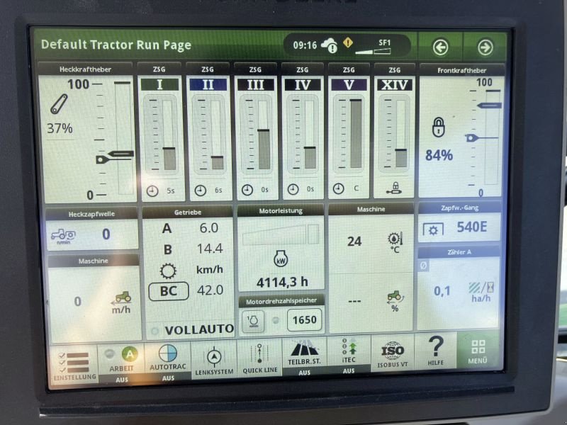 Traktor des Typs John Deere JOHN DEERE 6195R, Gebrauchtmaschine in Grimma (Bild 12)
