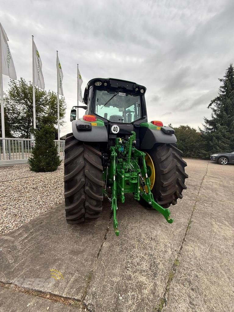 Traktor Türe ait John Deere TRAKTOR 6195M MIT KABINE, Neumaschine içinde Visbek/Rechterfeld (resim 6)