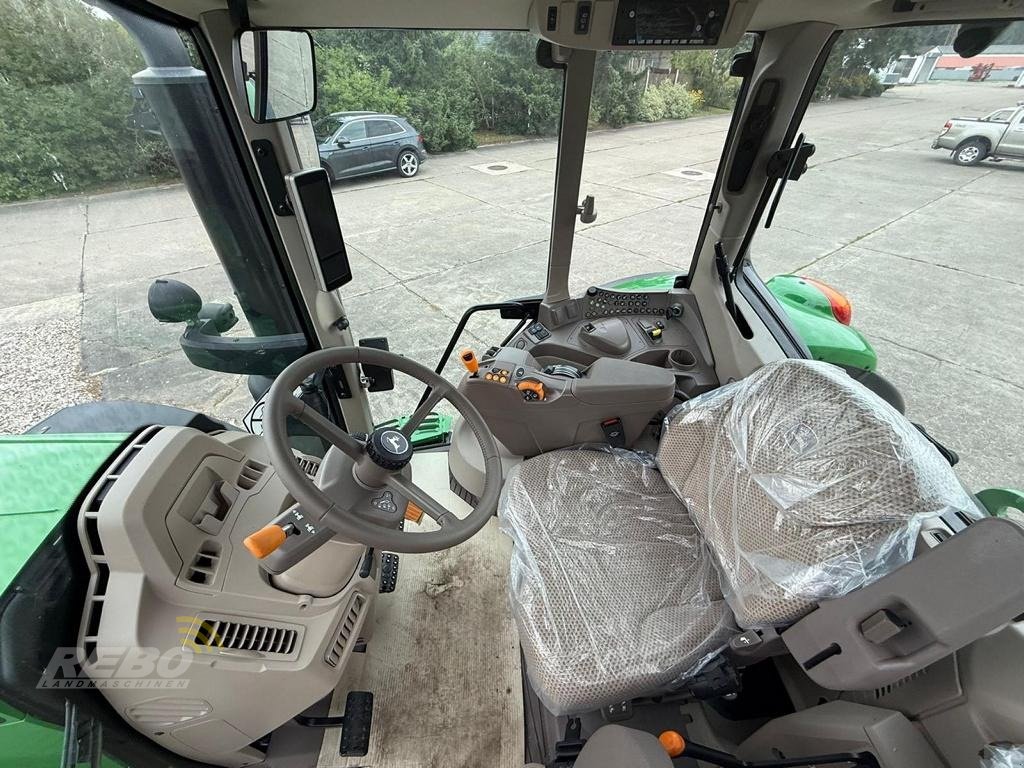 Traktor Türe ait John Deere TRAKTOR 6195M MIT KABINE, Neumaschine içinde Visbek/Rechterfeld (resim 7)