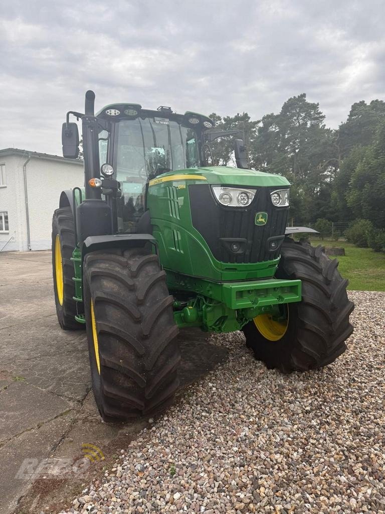 Traktor Türe ait John Deere TRAKTOR 6195M MIT KABINE, Neumaschine içinde Visbek/Rechterfeld (resim 5)