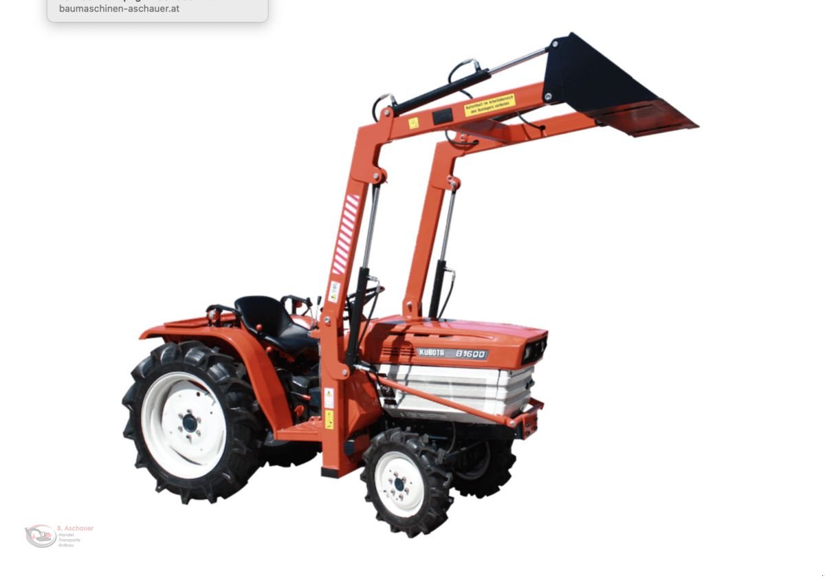 Traktor του τύπου Kubota B1600 MIT FRONTLADER, Gebrauchtmaschine σε Dimbach (Φωτογραφία 1)