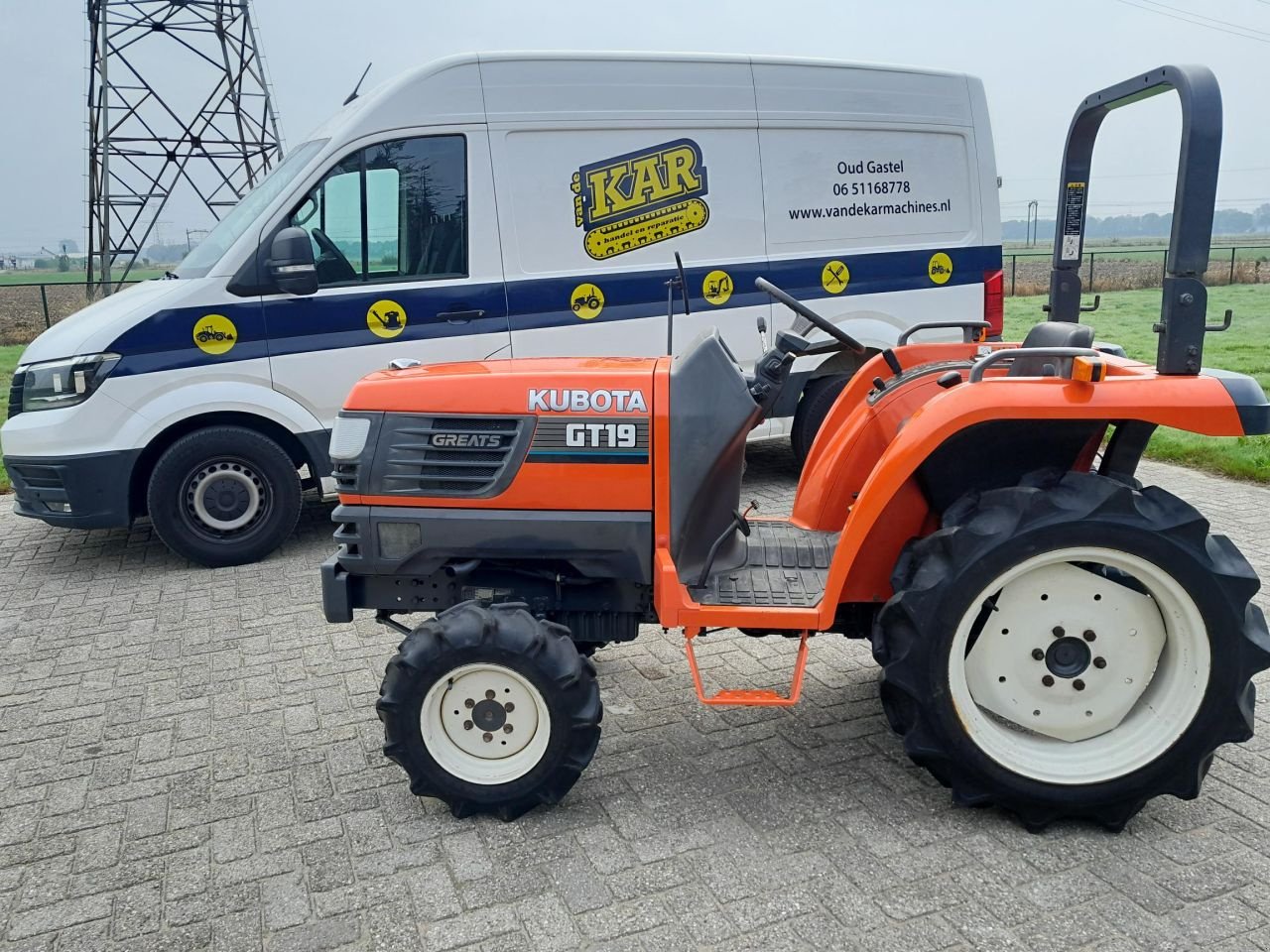 Traktor типа Kubota GT 19, Gebrauchtmaschine в Oud Gastel (Фотография 9)