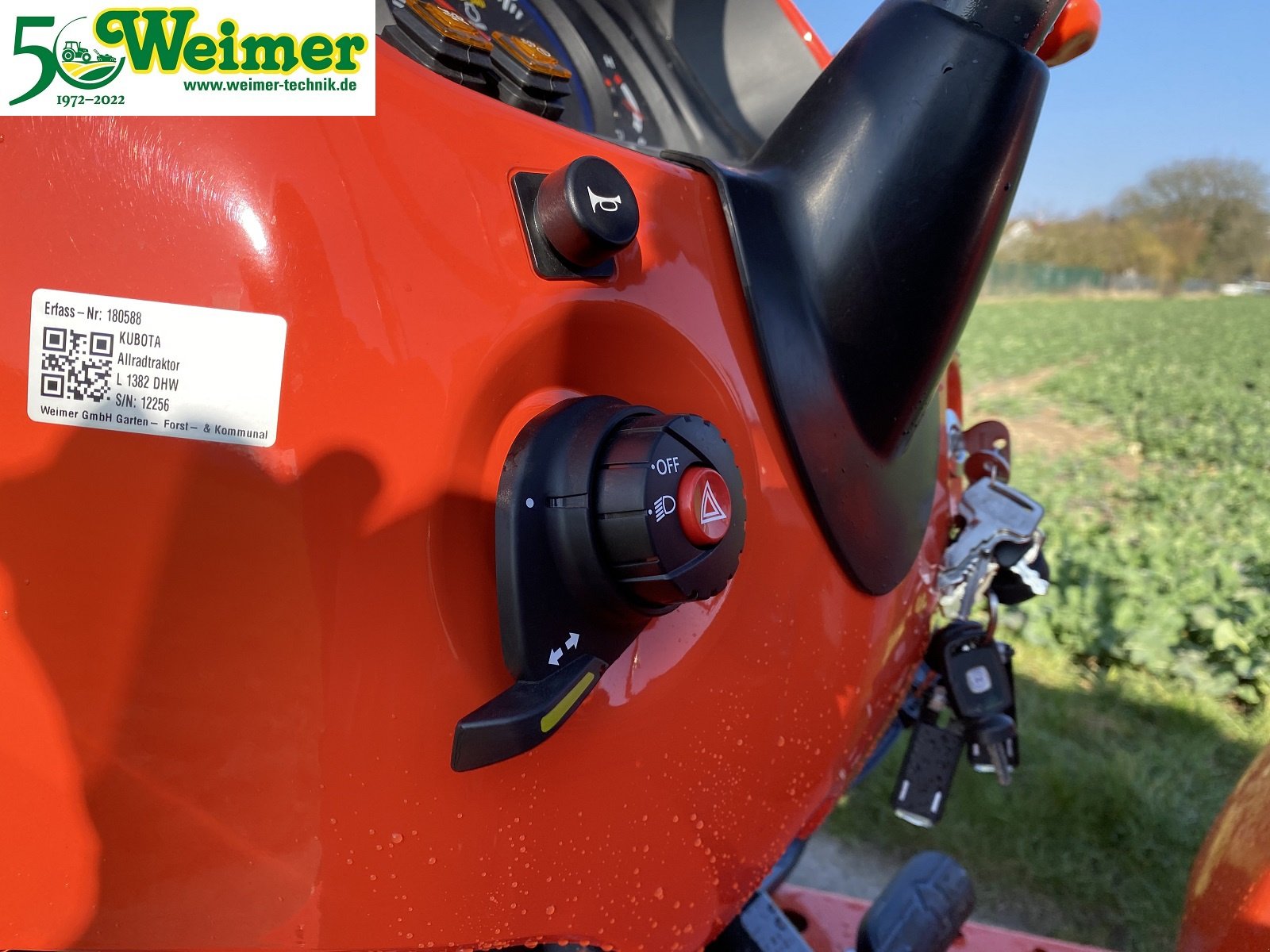 Traktor des Typs Kubota L 1 382, Neumaschine in Lollar, Ruttershausen (Bild 13)