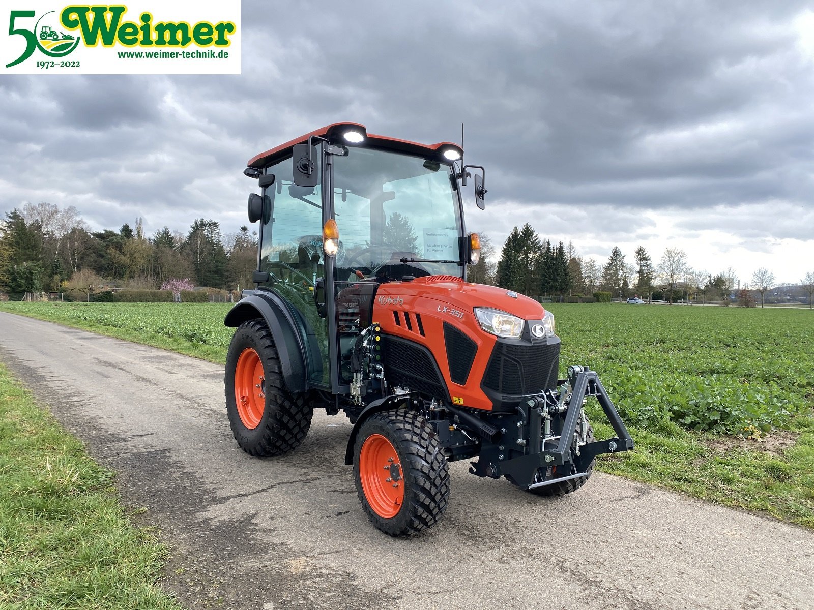 Traktor typu Kubota LX 351 CAB, Neumaschine v Lollar, Ruttershausen (Obrázek 3)