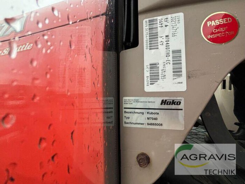 Traktor типа Kubota M 7040 CAB - VOLLKAB, Gebrauchtmaschine в Alpen (Фотография 18)