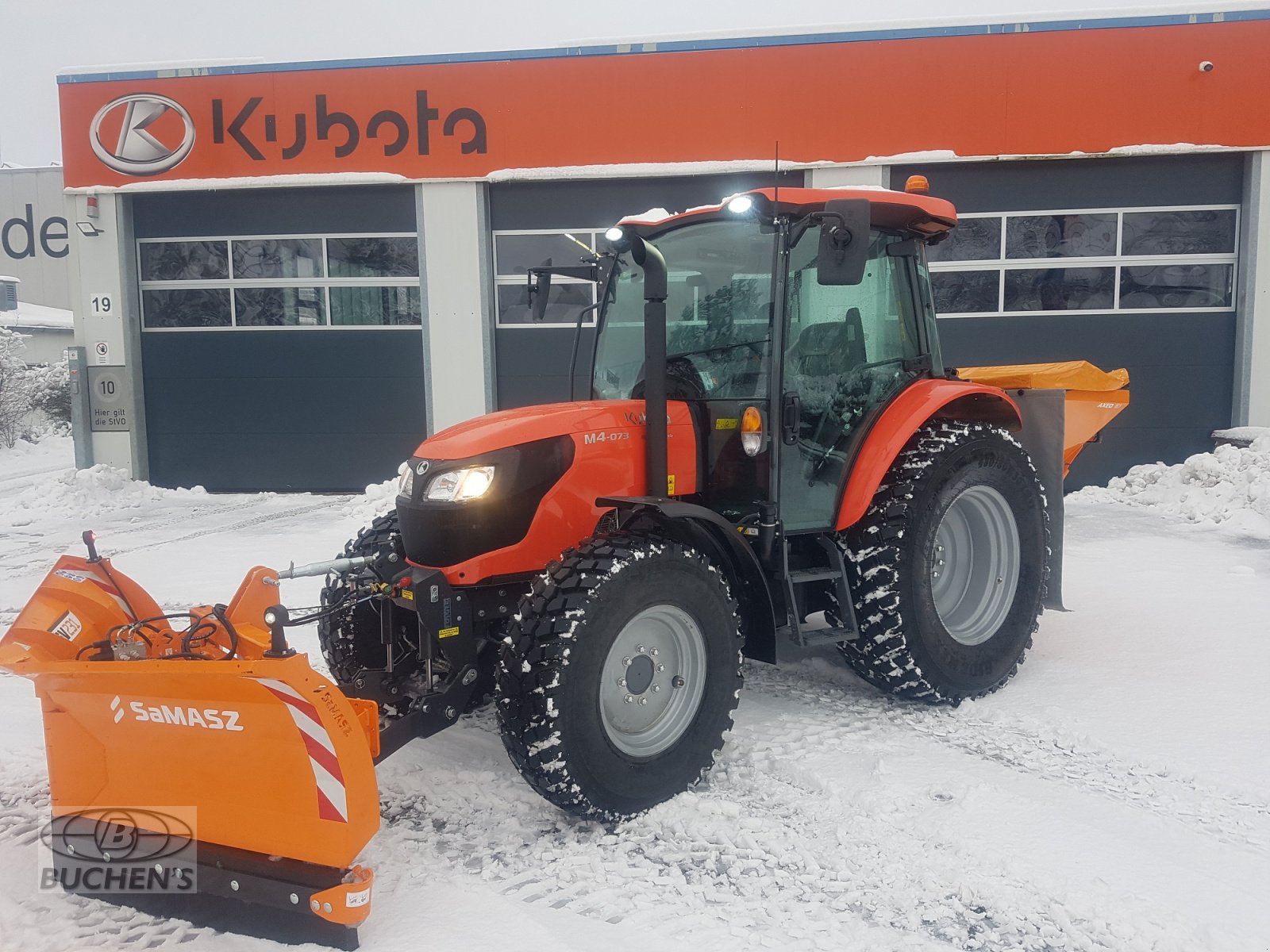Traktor typu Kubota M4-073 Winterdienst, Neumaschine v Olpe (Obrázek 11)
